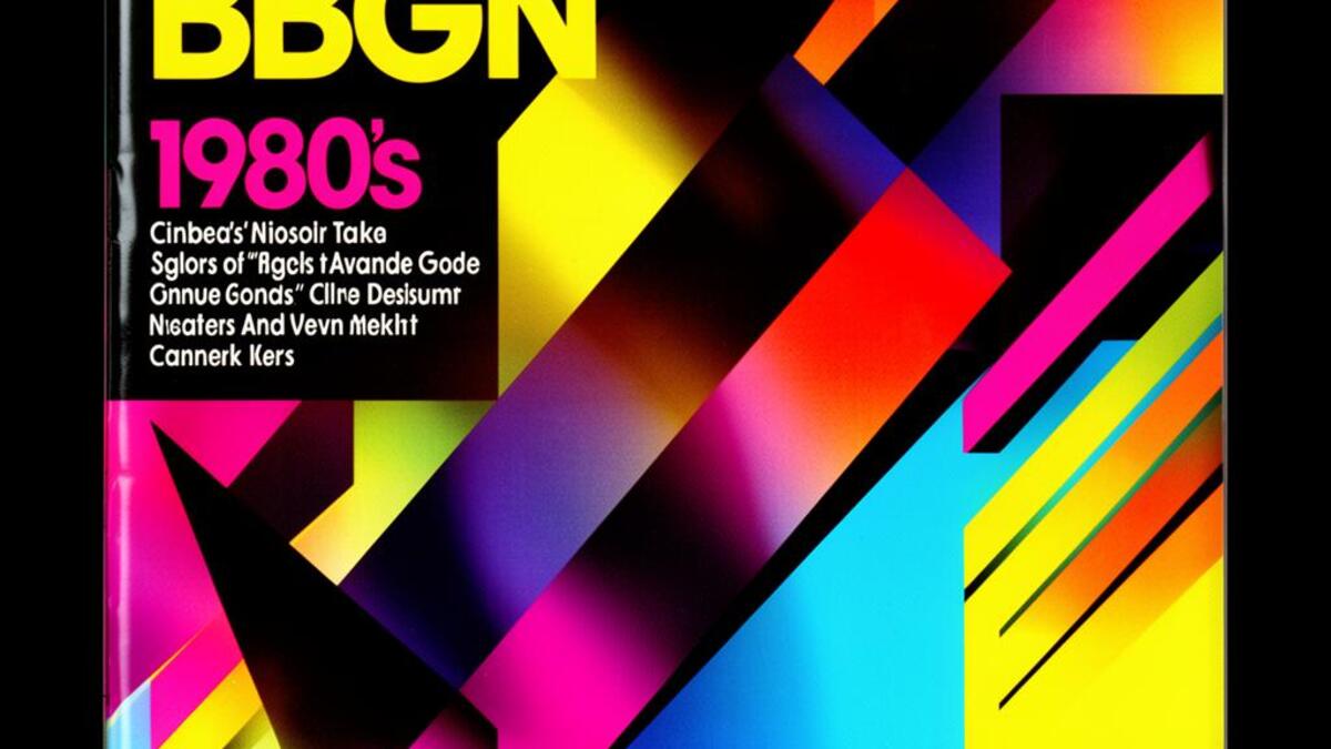 80s Editorial photography example