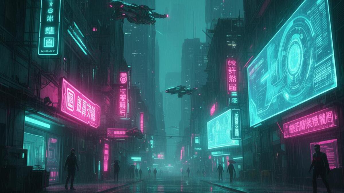 Cyberpunk photography example