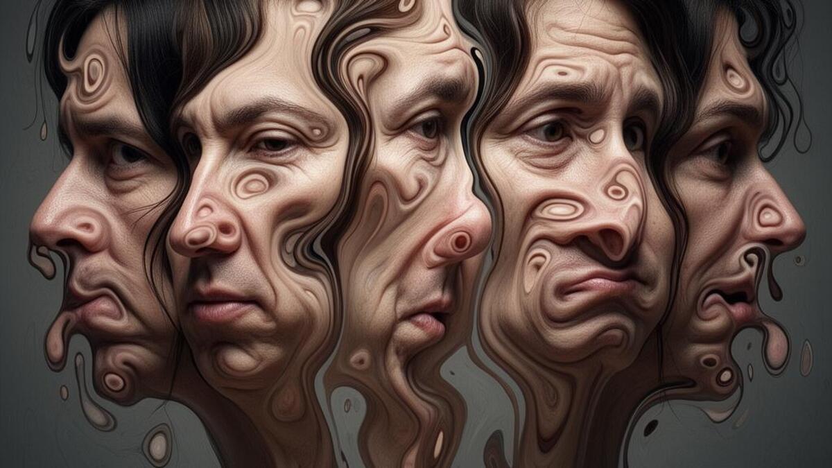 Distorted Portraits photography example