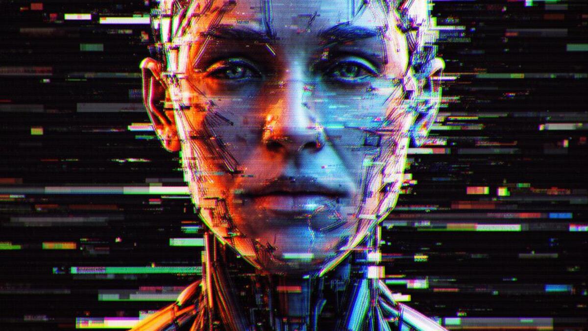 Glitch photography example