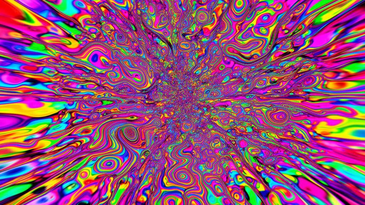 Psychedelic photography example
